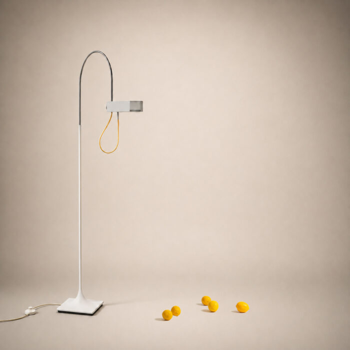 ETIENNE FERMIGIER, lampadaire F161, Monix ed., Circa 1968