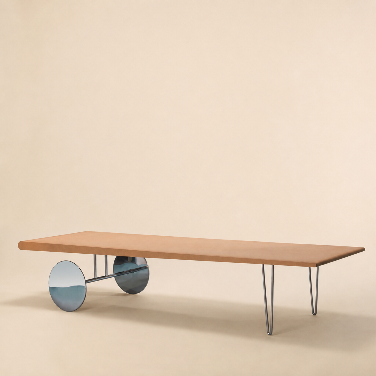 GILLES DERAIN, table basse LUMEN ed, Circa. 1985 – Image 2