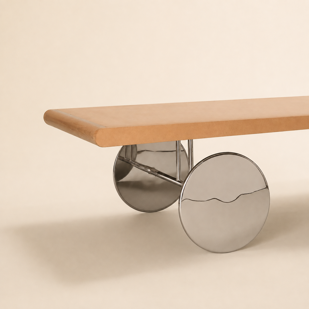 GILLES DERAIN, table basse LUMEN ed, Circa. 1985 – Image 3