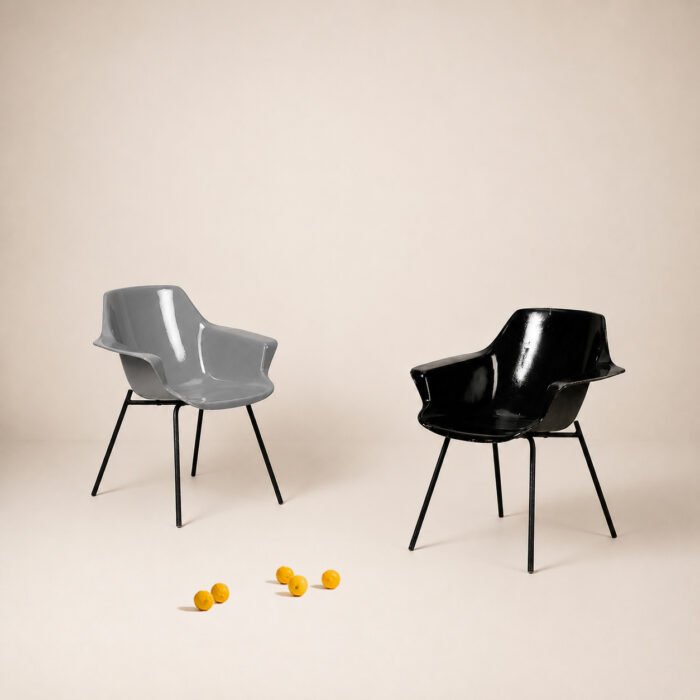 PIERRE GUARICHE, VAMPIRE chair, Steiner Ed., Circa 1953