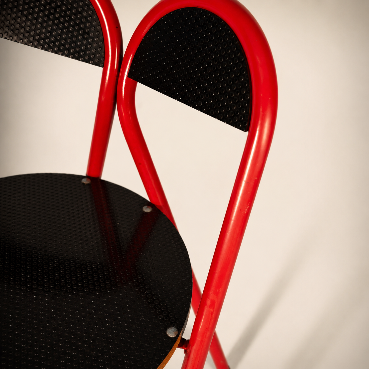 RENE-JEAN CAILLETTE, Set 4 chaises Primevère, 1982 – Image 9