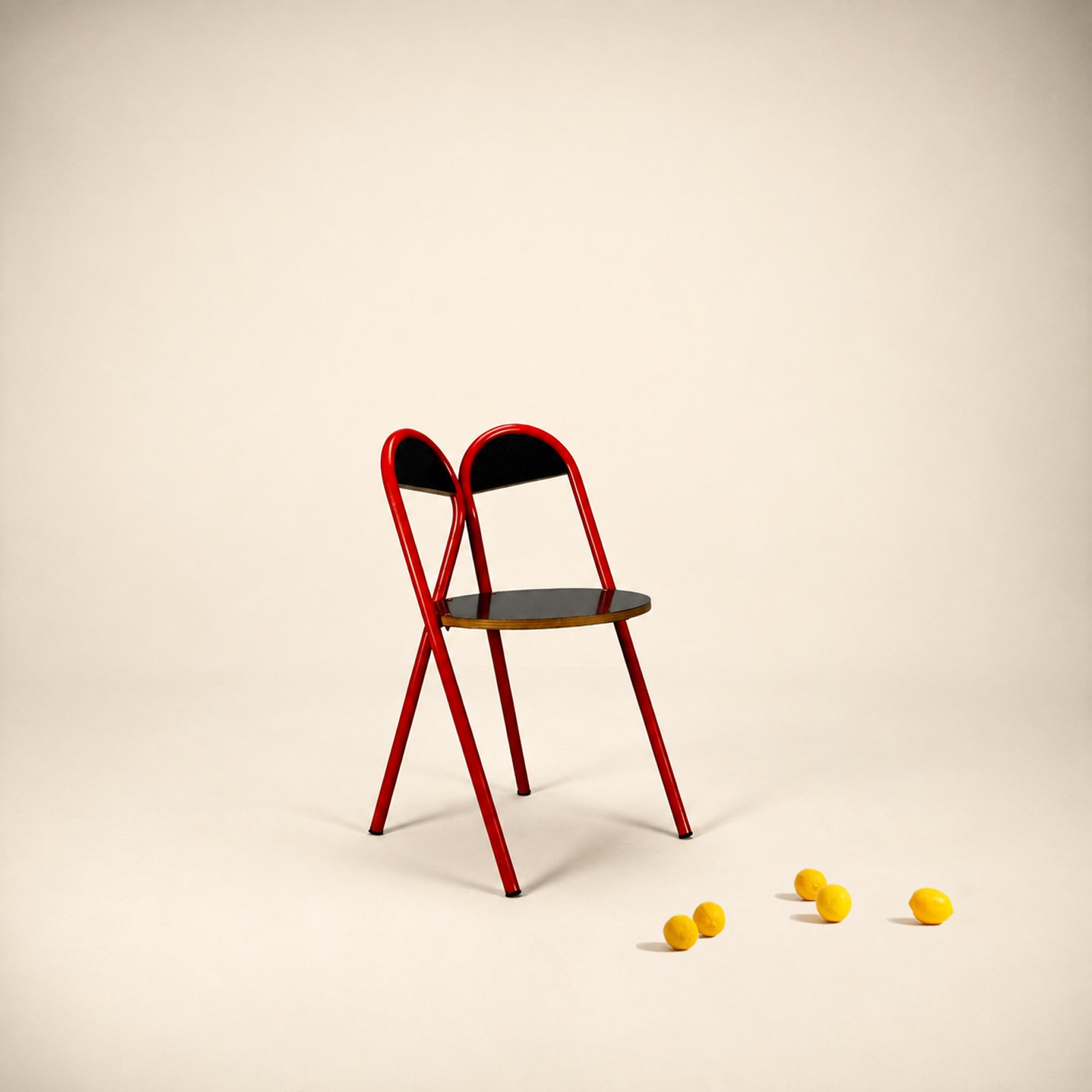 RENE-JEAN CAILLETTE, Set 4 chaises Primevère, 1982 – Image 2