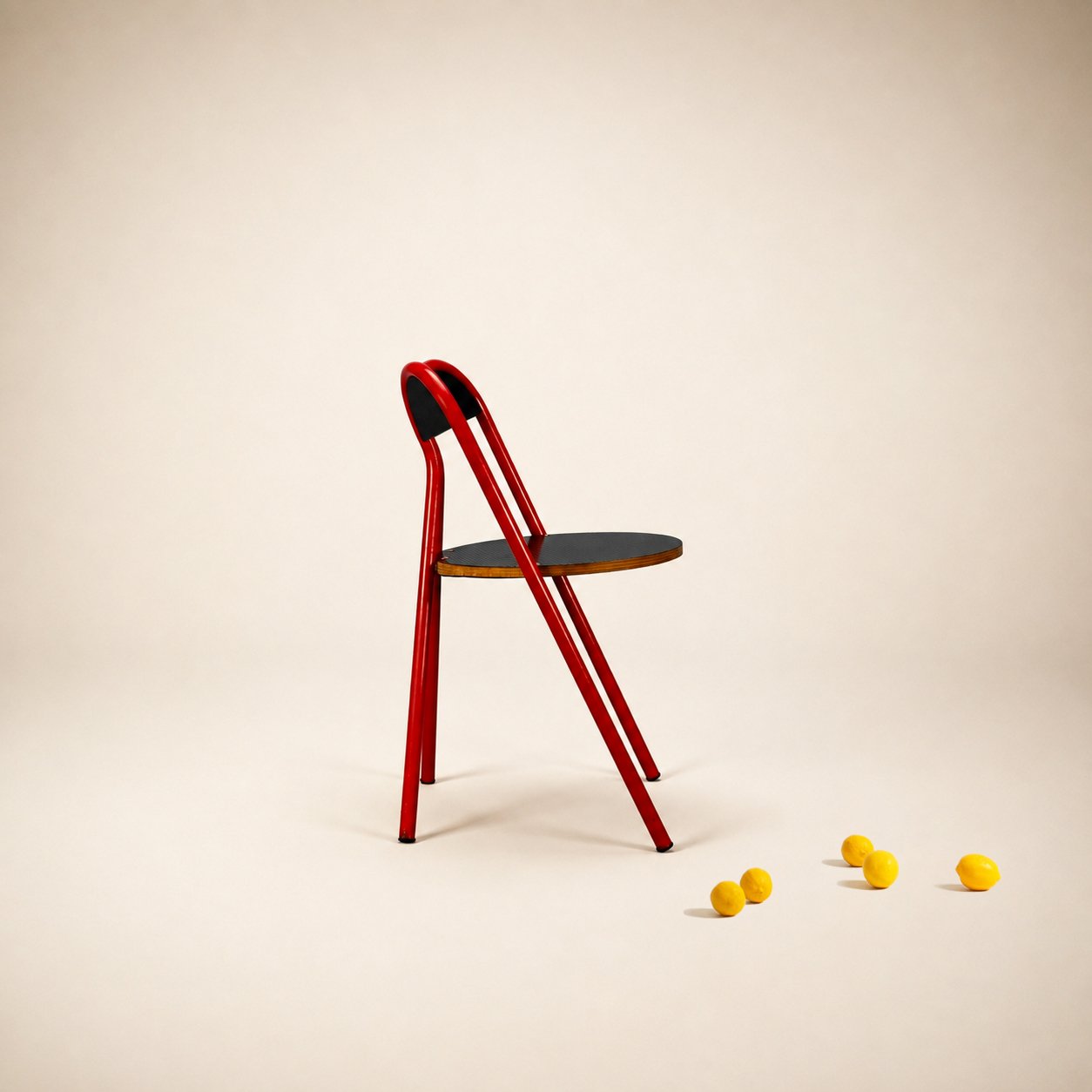 RENE-JEAN CAILLETTE, Set 4 chaises Primevère, 1982 – Image 3