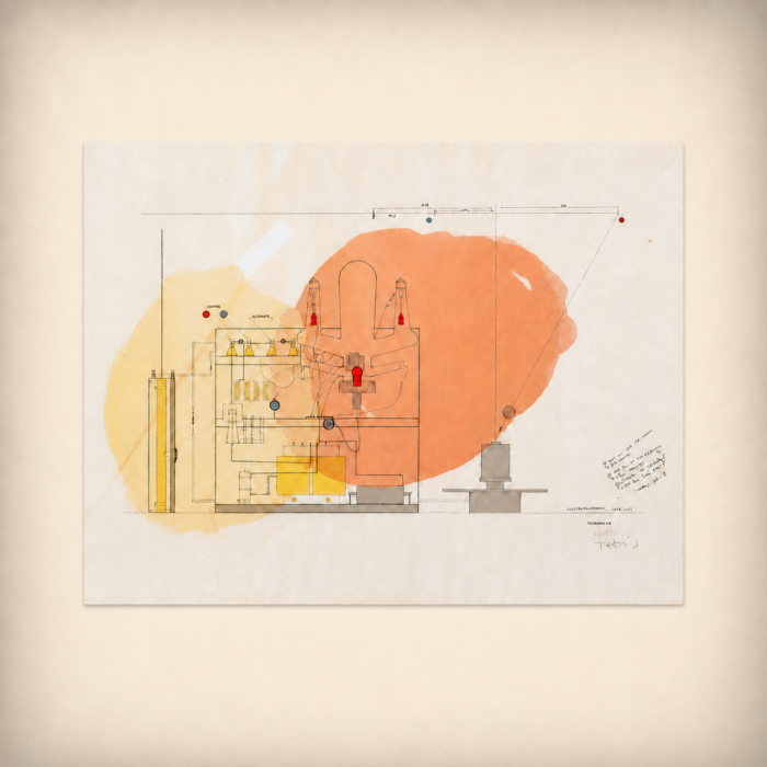 VASSILIAKIS TAKIS, Electromagnetic, série Télélumière n°1, 250 EX., C.1962