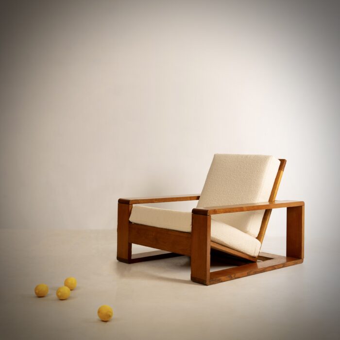 JEAN ROYERE dlg, fauteuil, France, circa 1940