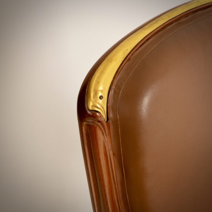 LOUIS MAJORELLE, fauteuils Viorne, Art Nouveau – Image 5