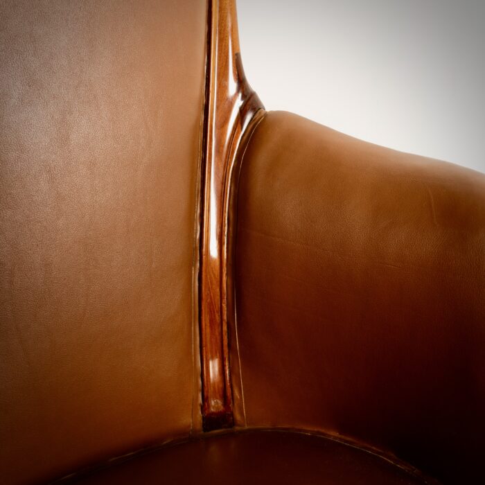 LOUIS MAJORELLE, fauteuils Viorne, Art Nouveau – Image 6