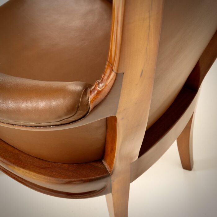 LOUIS MAJORELLE, fauteuils Viorne, Art Nouveau – Image 9