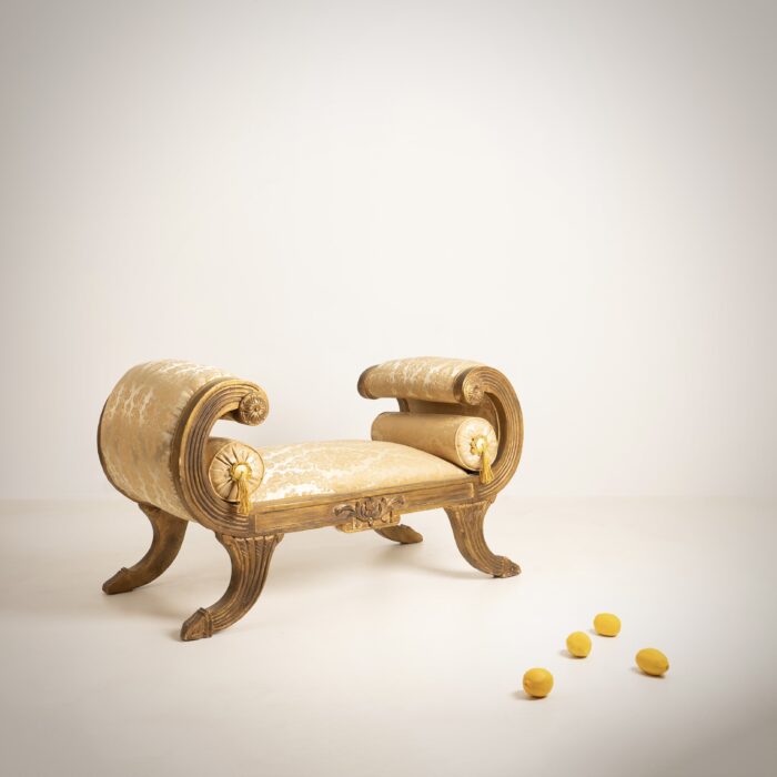 BAROQUE banc romain, France, fin XVIIIe siècle