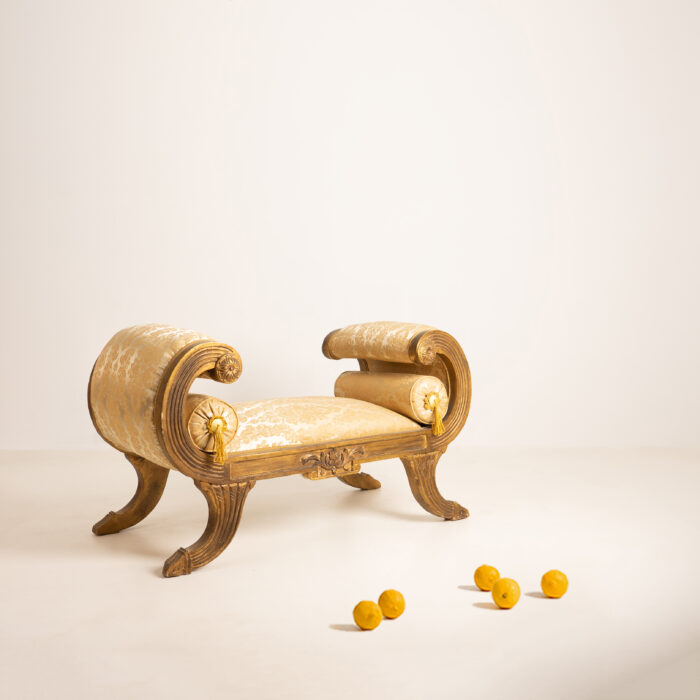 BAROQUE banc romain, France, fin XVIIIe siècle