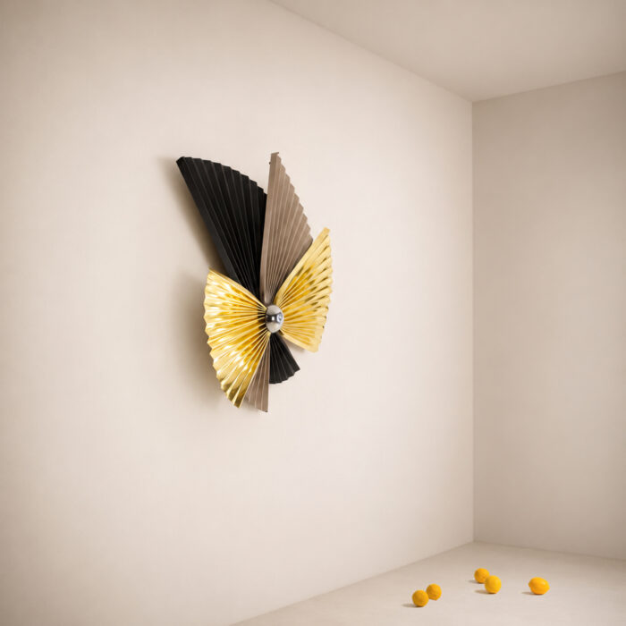 CURTIS JERE, sculpture murale, USA, 1992