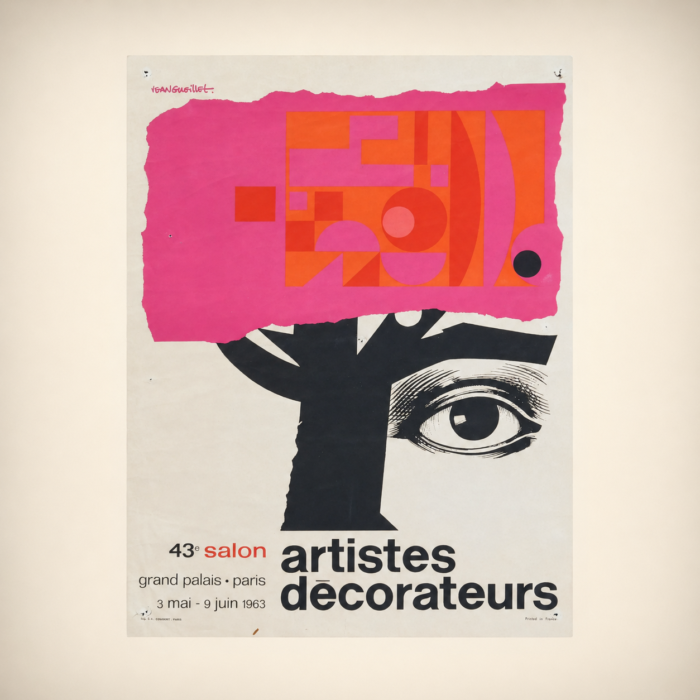 JEAN GUEILLET, affiche SAD 1963