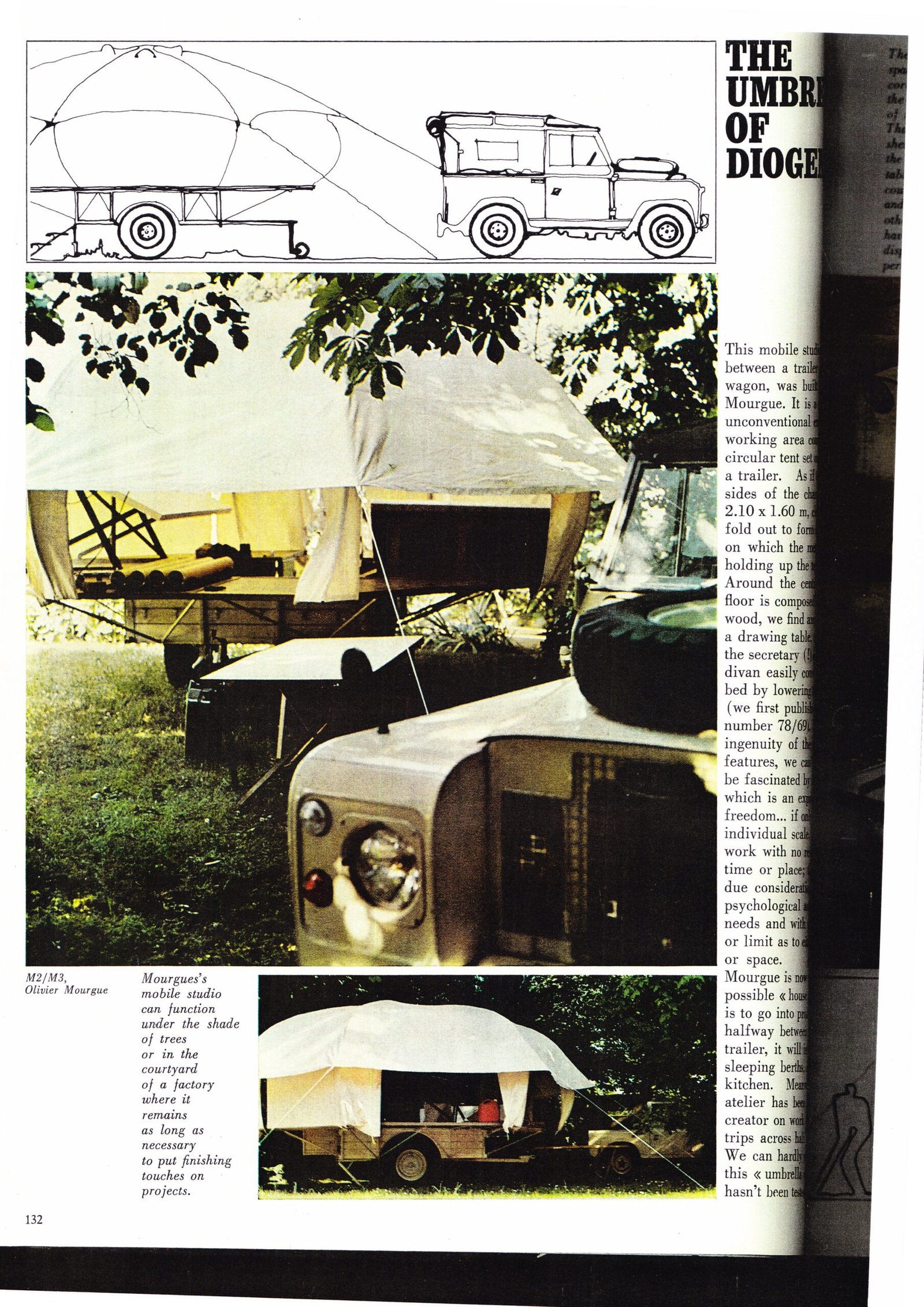 Olivier Mourgue, Atelier mobile, Abitare 95-96