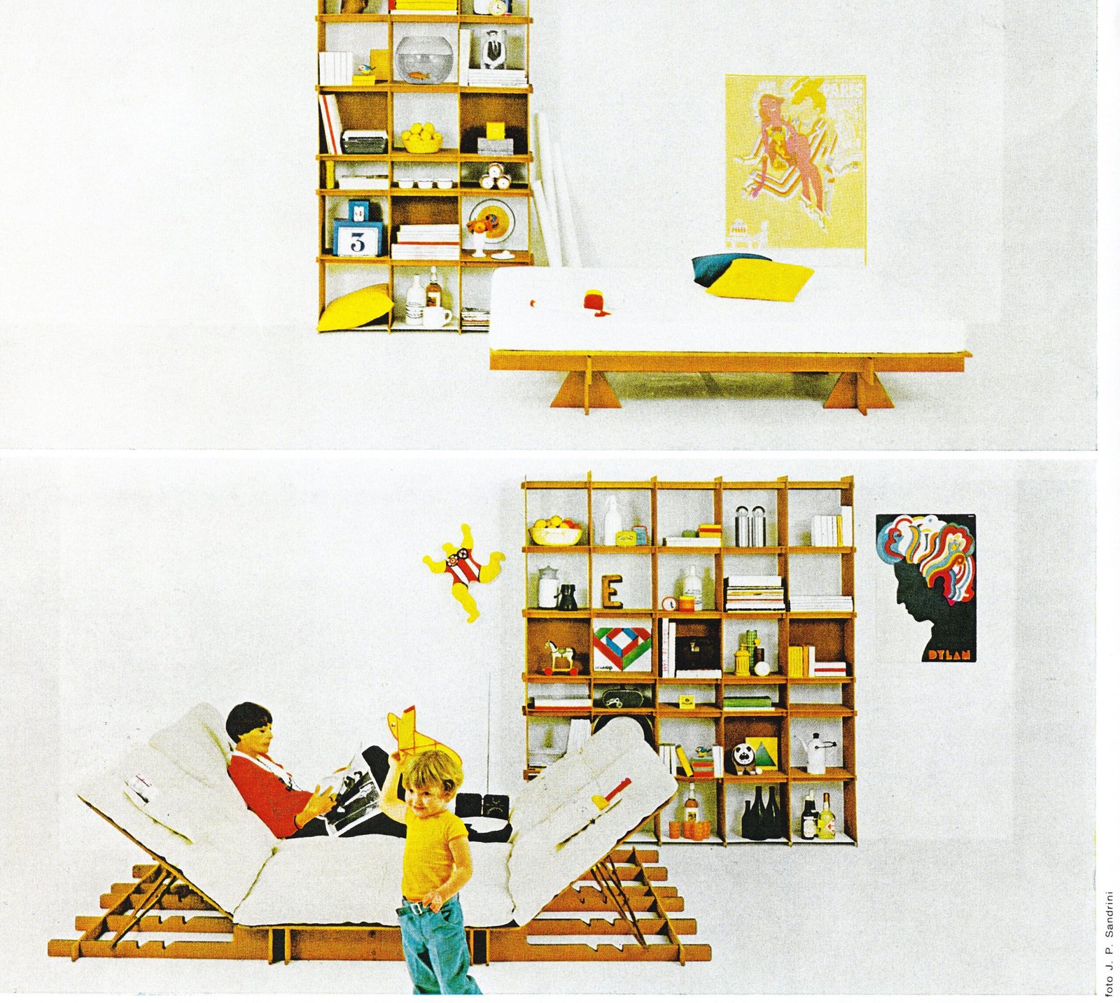 Olivier Mourgue, recherches pour Prisunic, Domus 473, 1969