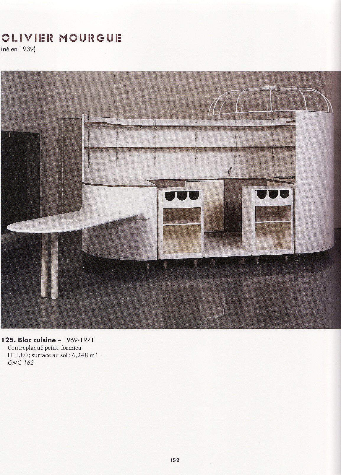 Olivier Mourgue, recherche pour l’habitat, Mobilier national