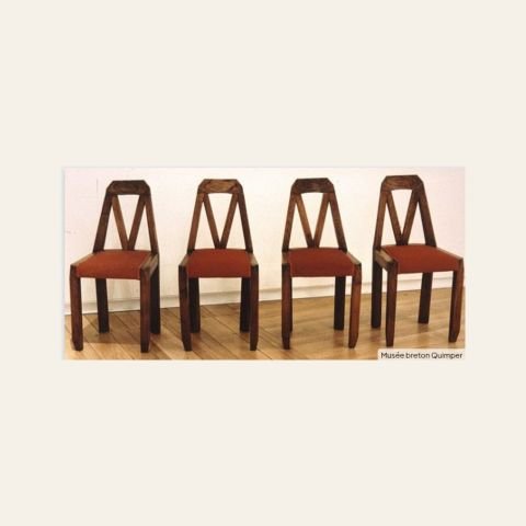 Jeanne Malivel, chaises de l’Osté — © Musée départemental breton